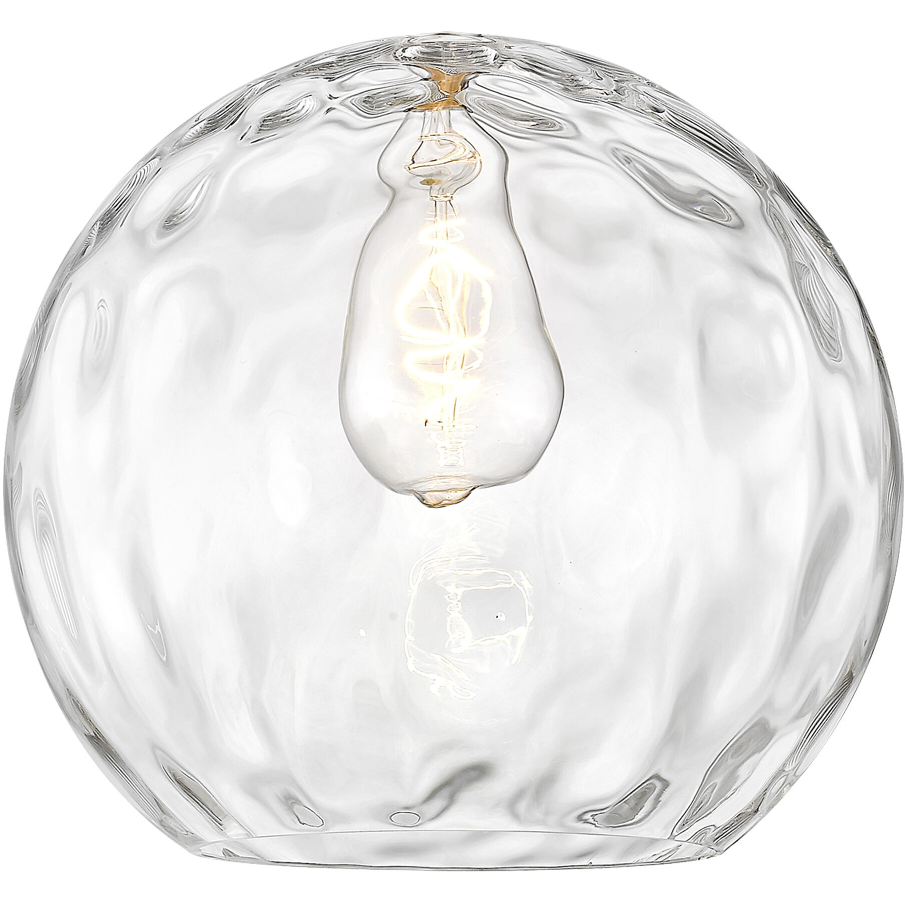 Ballston Athens Water Glass 3 Light 17.88 inch Antique Brass Statement Pendant Ceiling Light in Incandescent